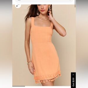 Lulus tassel mini dress
